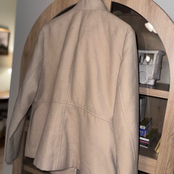 Old Navy Women's Classic Beige Peacoat - Picture 6 of 6